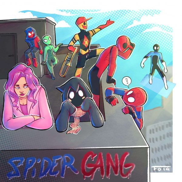 spider gang drawing
